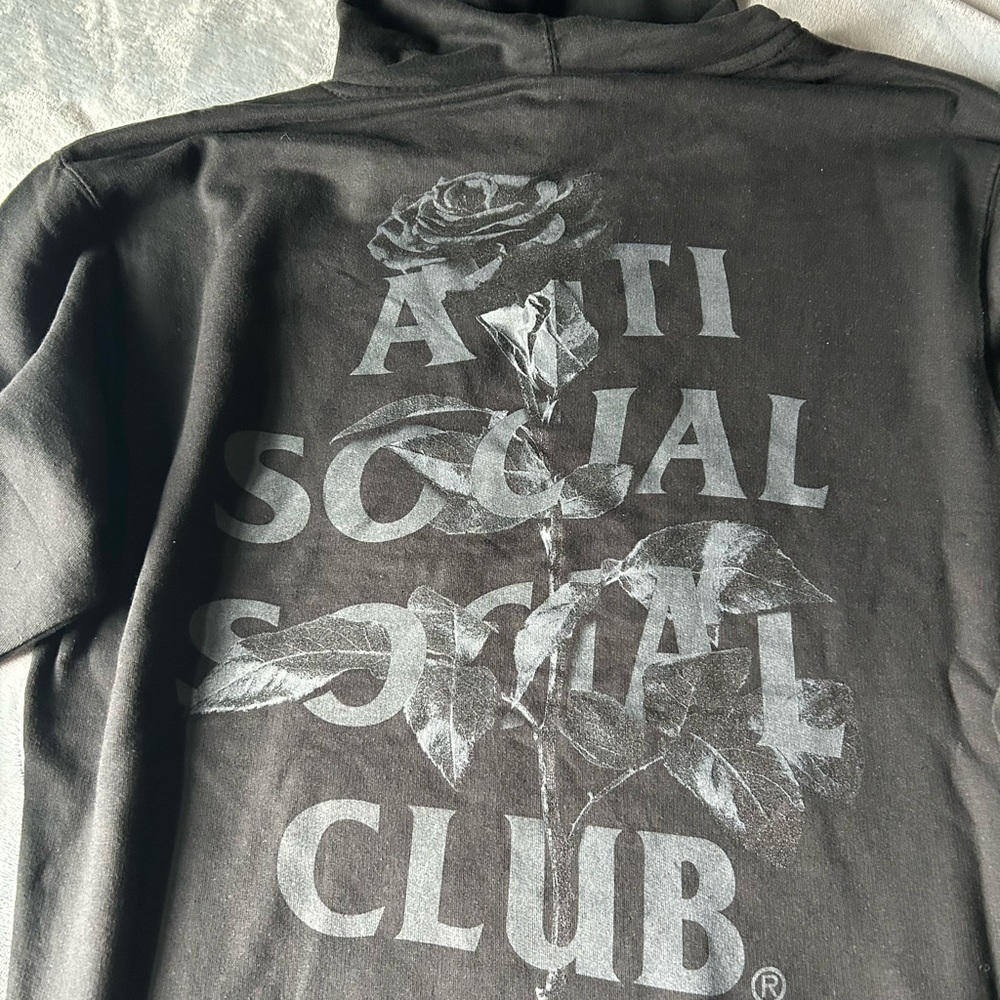 Men anti social club hoodie